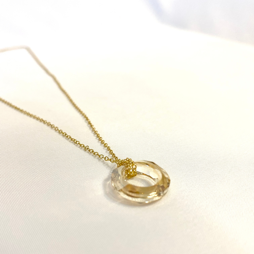 Gold Halo Necklace