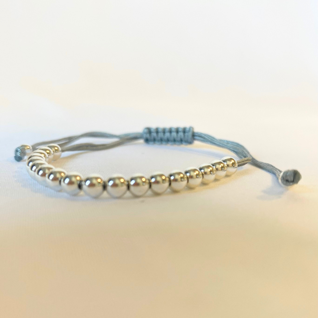 Silver Beads Bracelet